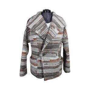 Prana women's Arria wool‎ blend Southwestern cardigan jacket S